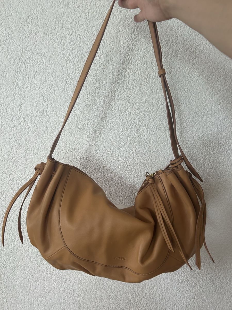 Fossil Borse da donna: Fossil Leder Crescent Bag/Boho Style – Usato da Aarberg venduto da lep_qc92 1
