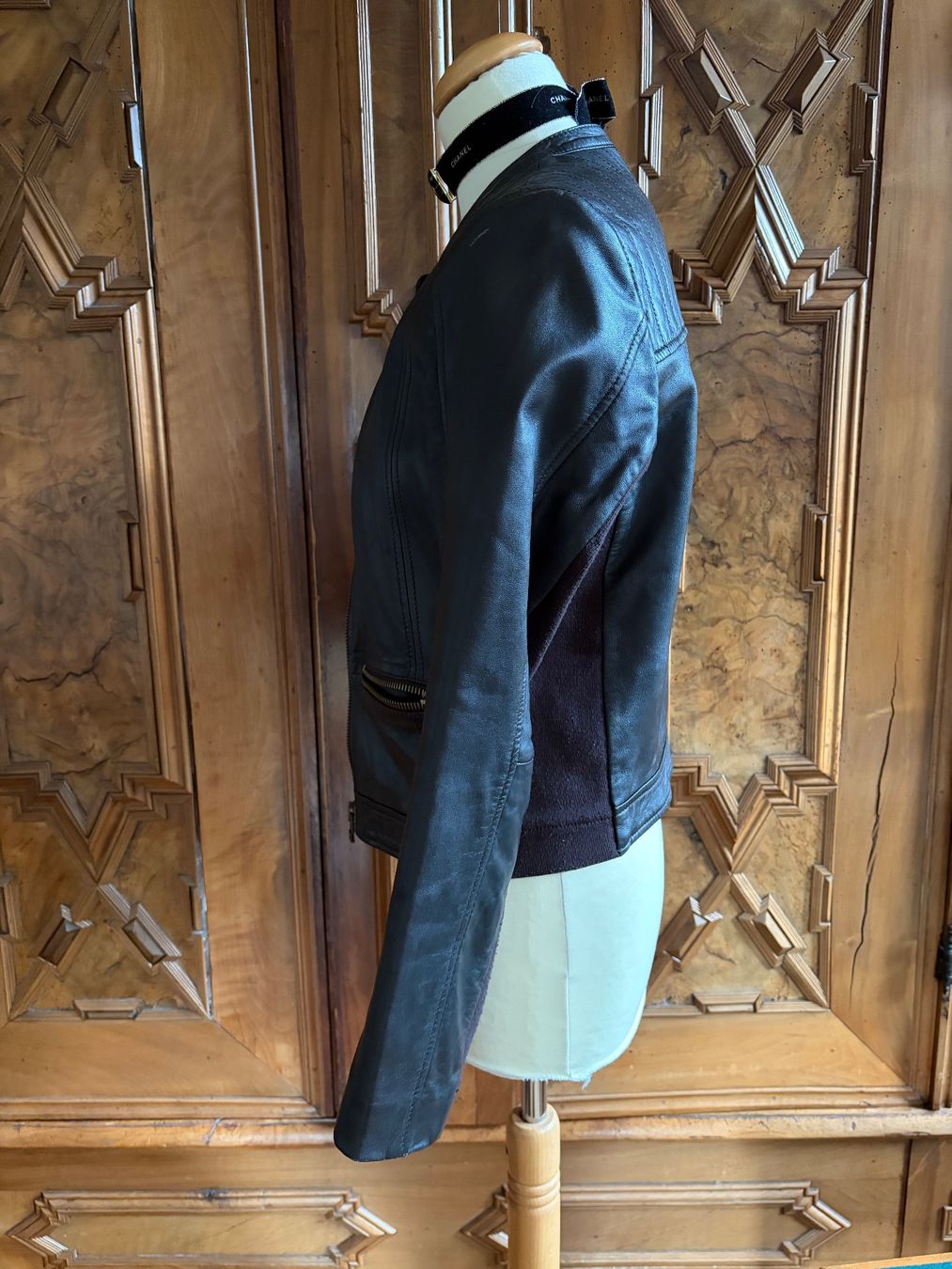 Mango Giacche: MANGO Biker Jacke  100 % Leder Größe M – Usato da Interlaken venduto da Bona55 3