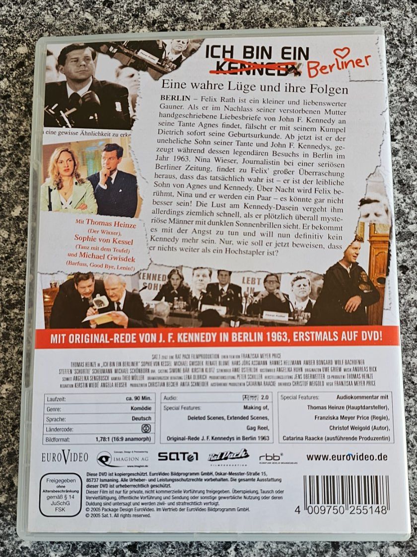 Tous les DVDs: ICH BIN EIN BERLINER/ DVD – D'occasion à Geuensee par jes_9xyk 1
