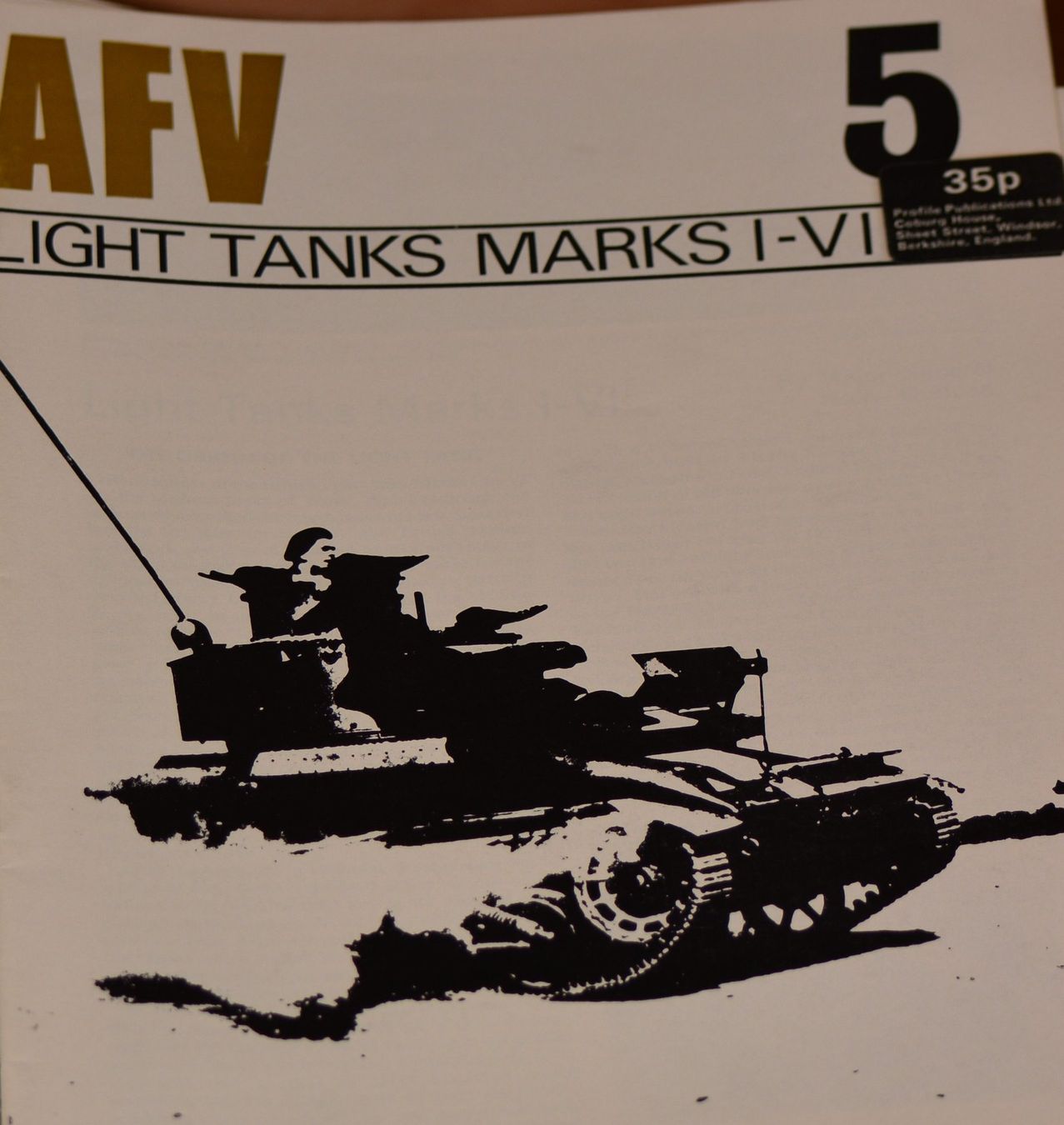 Zeitschriften & Magazine: AFV Nr.5 - Light Tanks Marks I-VI – Gebraucht aus Basel von Dogana