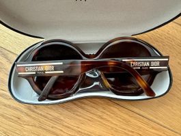 Christian Dior Sunglasses, Brown Frame, Round