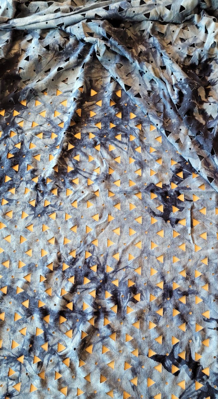 Stoffe: 2x Batik-Jersey - rosa/pink und blau – Neu (gemäss Beschreibung) aus Madiswil von fabrics 2
