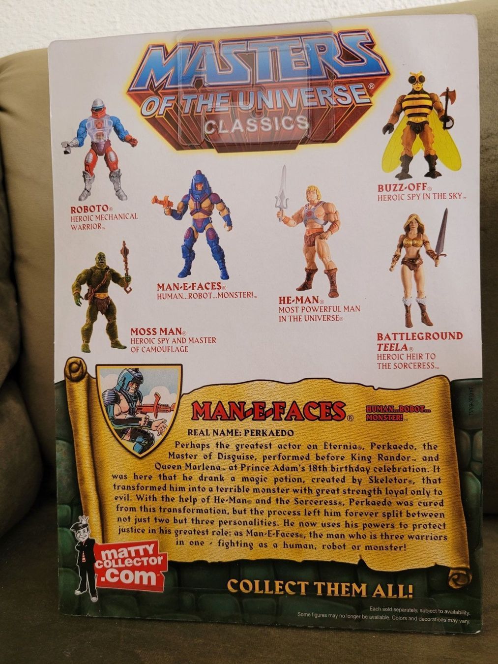 Statuette: Man-E-Faces (MOTUC) - 2011 – Nuovo e nell'imballaggio originale da Schneisingen venduto da jordan60078 1