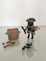 Playmobil Pirat mit Schatzkiste, Affe und Schlange