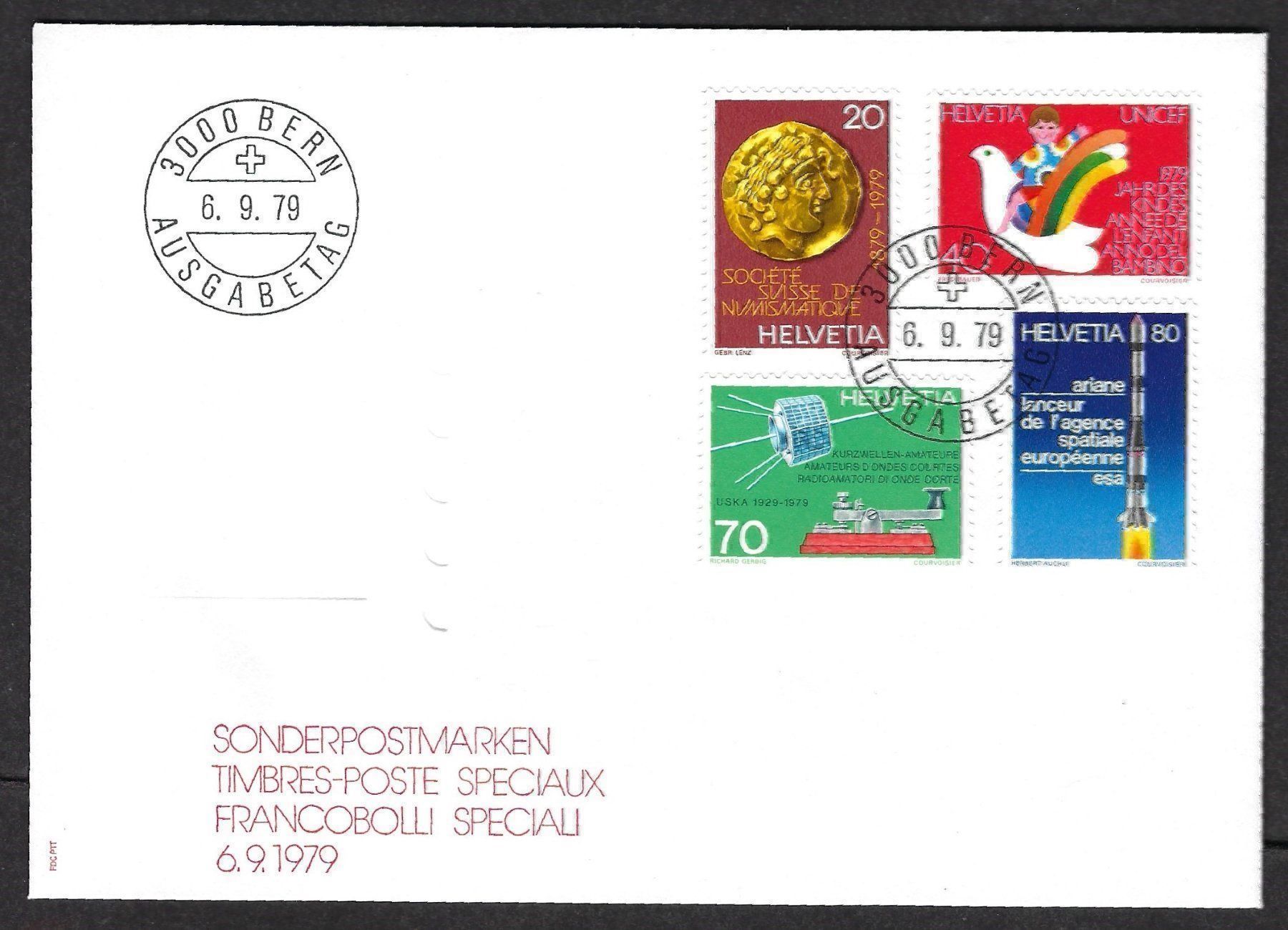 Tutti i francobolli: Sonderpostmarken 1979, Ersttagsbrief – Usato da Luzern venduto da Einh0rn