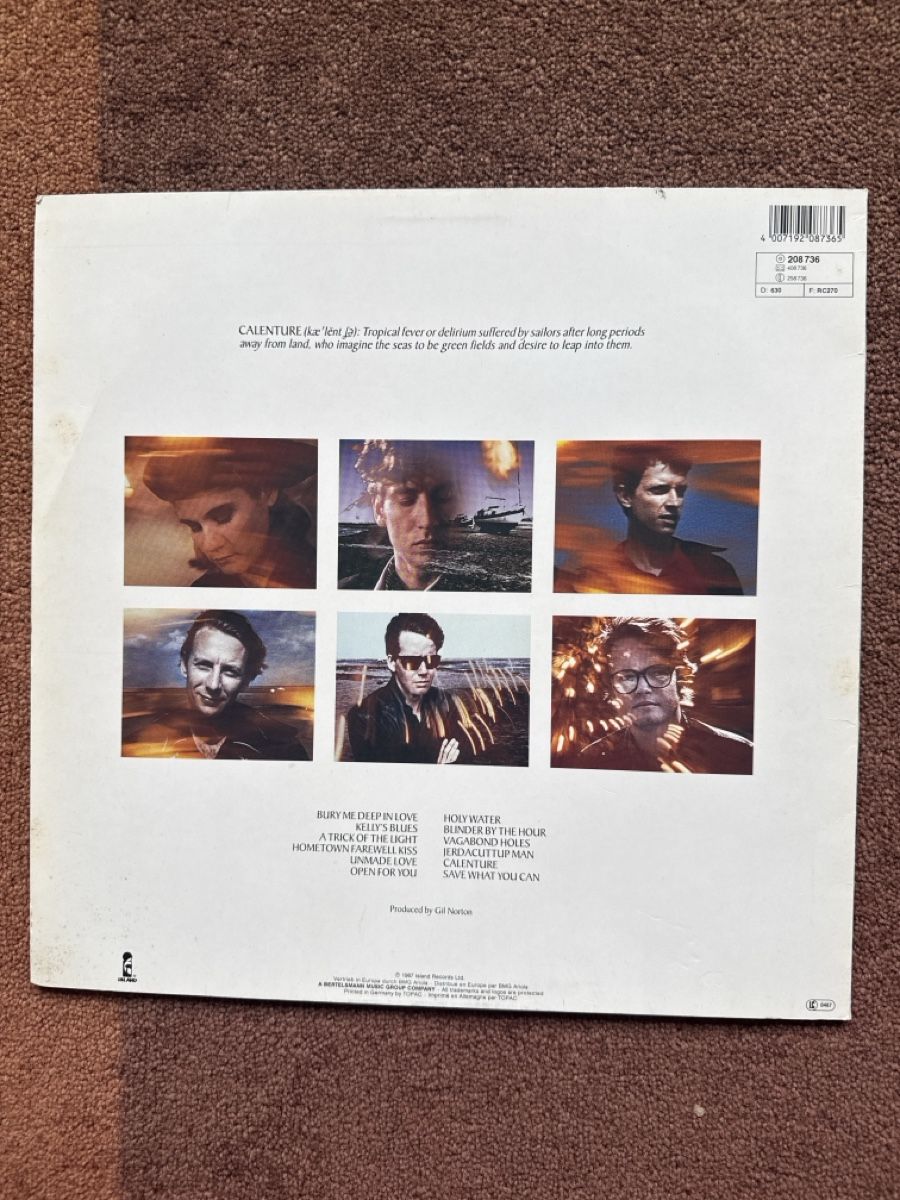 Schallplatten: The Triffids Calenture LP Australie rock – Gebraucht aus Givisiez von My_favorite_shop 1