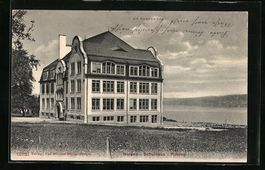 AK Horgen, Schulhaus am Rotweg, 1907