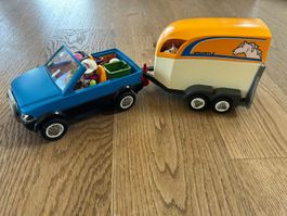 Playmobil PKW mit Pferdeanhänger 5223