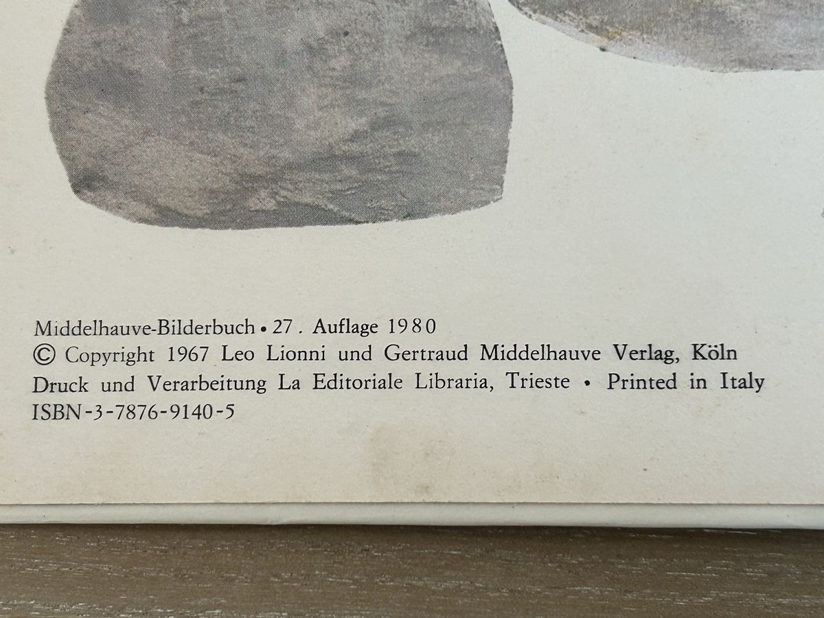 Libri: Frederick von Leo Lionni, Kinderbuchklassiker , 1. Auflage – Usato da Wolhusen venduto da eve_m6cg 3