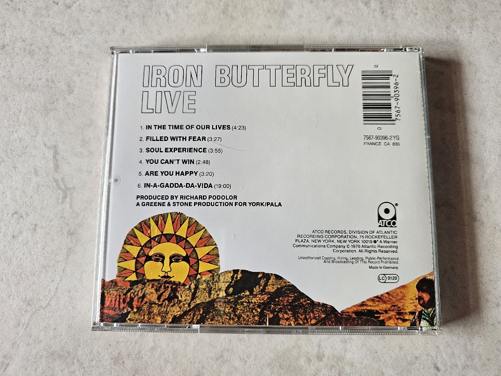 CD: Iron Butterfly  -  LIVE – Usato da Schneisingen venduto da backstore24 1