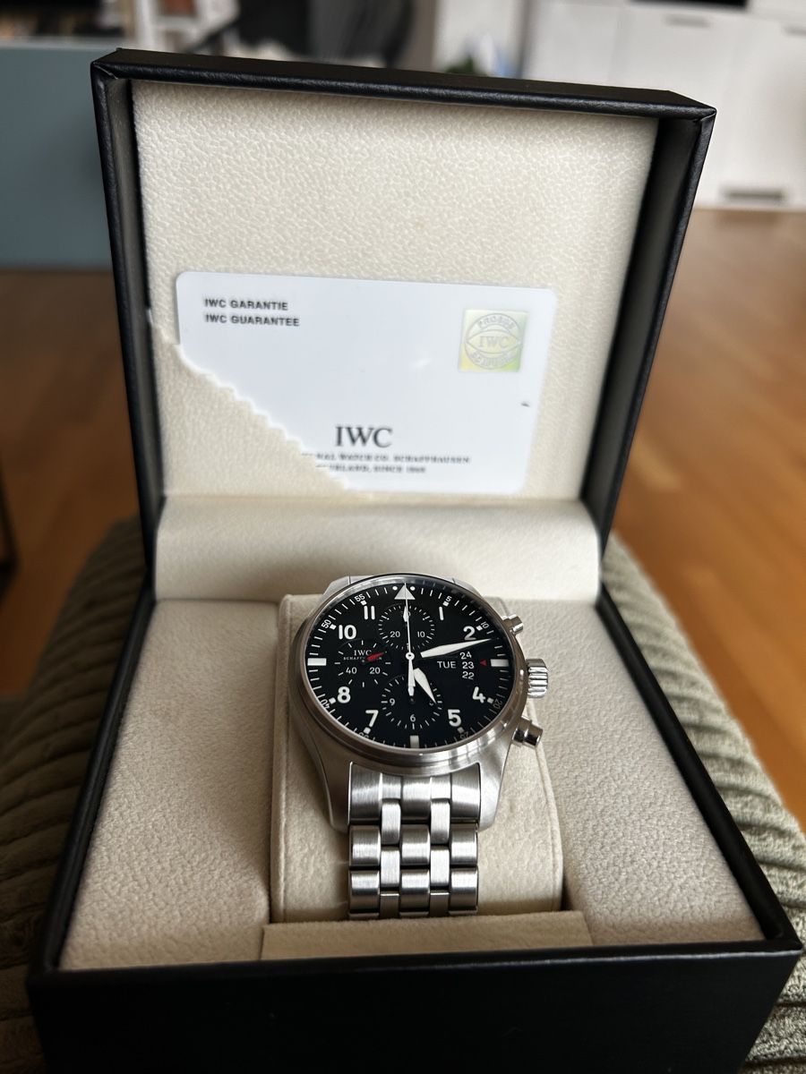 IWC Orologi: IWC Fliegeruhr Chronograph IW377704 – Usato da Glattbrugg venduto da Wo.
