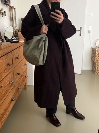 COMPTOIR DES COTONNIERS sac cuir gris/taupe | Ledertasche