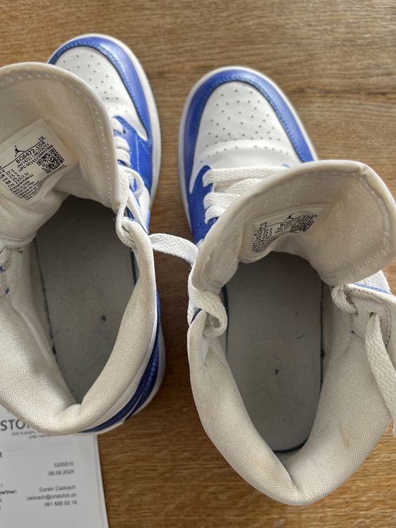 Jordan Chaussures femmes: Air Jordan 1 Mid Gr. 37.5 / US 6.5 💙🤍 Schuhe – D'occasion à magden par maikik 6