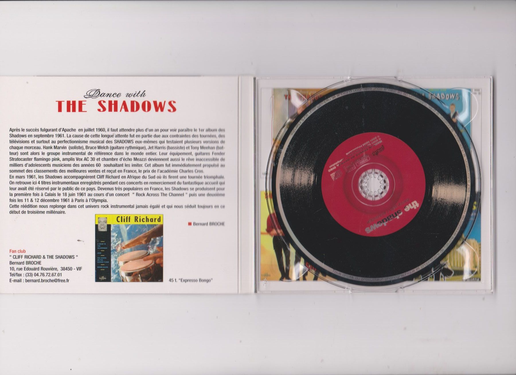 CD: The Shadows Dance with The Shadows CD – Usato da Bex venduto da Canouille 2