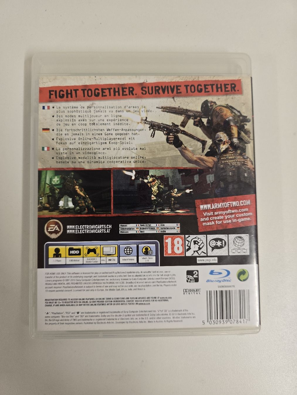 Sony Giochi: Army of Two The 40th Day PS3 – Usato da Tuggen venduto da Zweitechanceboutique 1