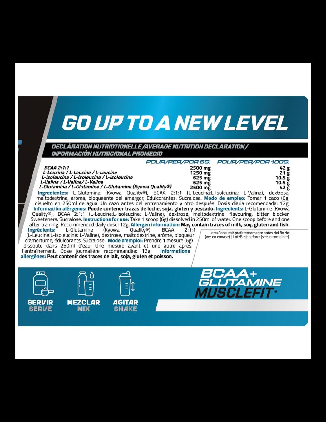 Lebensmittel & Spezialitäten: BCAA + Glutamin Musclefit, Erdbeer Geschmack – Neu und originalverpackt aus Zürich von MUSCLECULT.FIT 2
