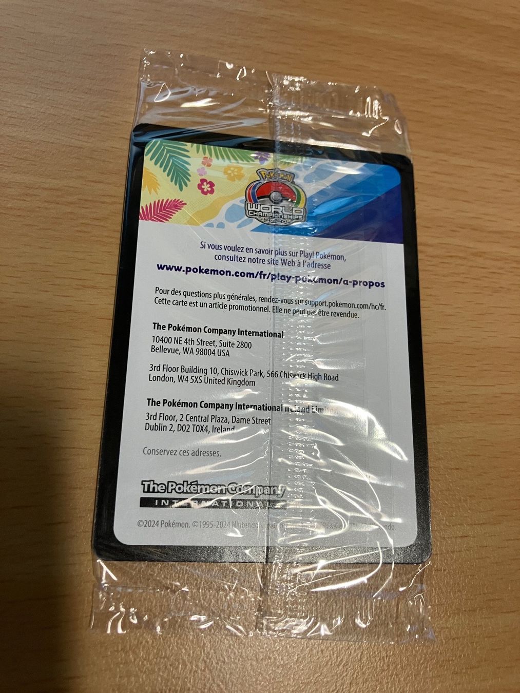 Pokémon Sammelbilder & Trading cards: Pikachu World Championships 2024 Promo – Neu und originalverpackt aus Pully von  1