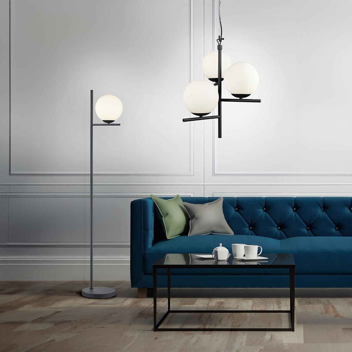 Lampadari & plafoniere: Pendelleuchte, Schwarz, Höhe anpassbar – Nuovo (secondo la descrizione) da Kreuzlingen venduto da Smart-Light 1