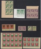 PJ 1913, BOSTEN TEILBOGEN, MARKEN,  **, LUXUSERH. SBK 830.-+