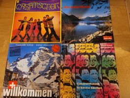 4 LP's mit Folklore, Cabaret, am Jodlerfest, Casatschok
