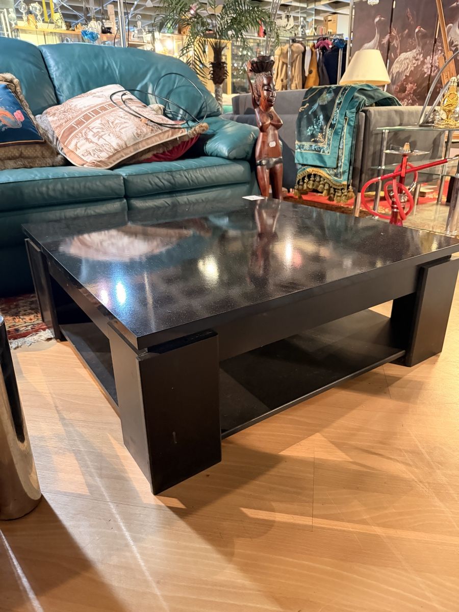 Tische: Table basse carrée noire  – Gebraucht aus St-Maurice von antikdestok 3
