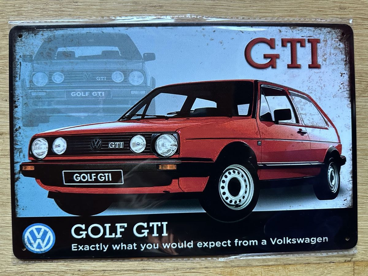 Schilder: Vw golf 2 gti Oldtimer  – Neu (gemäss Beschreibung) aus Reinach AG von rares75