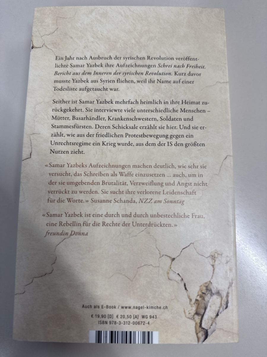Libri:  Samar Yazbek Die gestohlene Revolution       – Usato da Zürich venduto da Smarties13 1