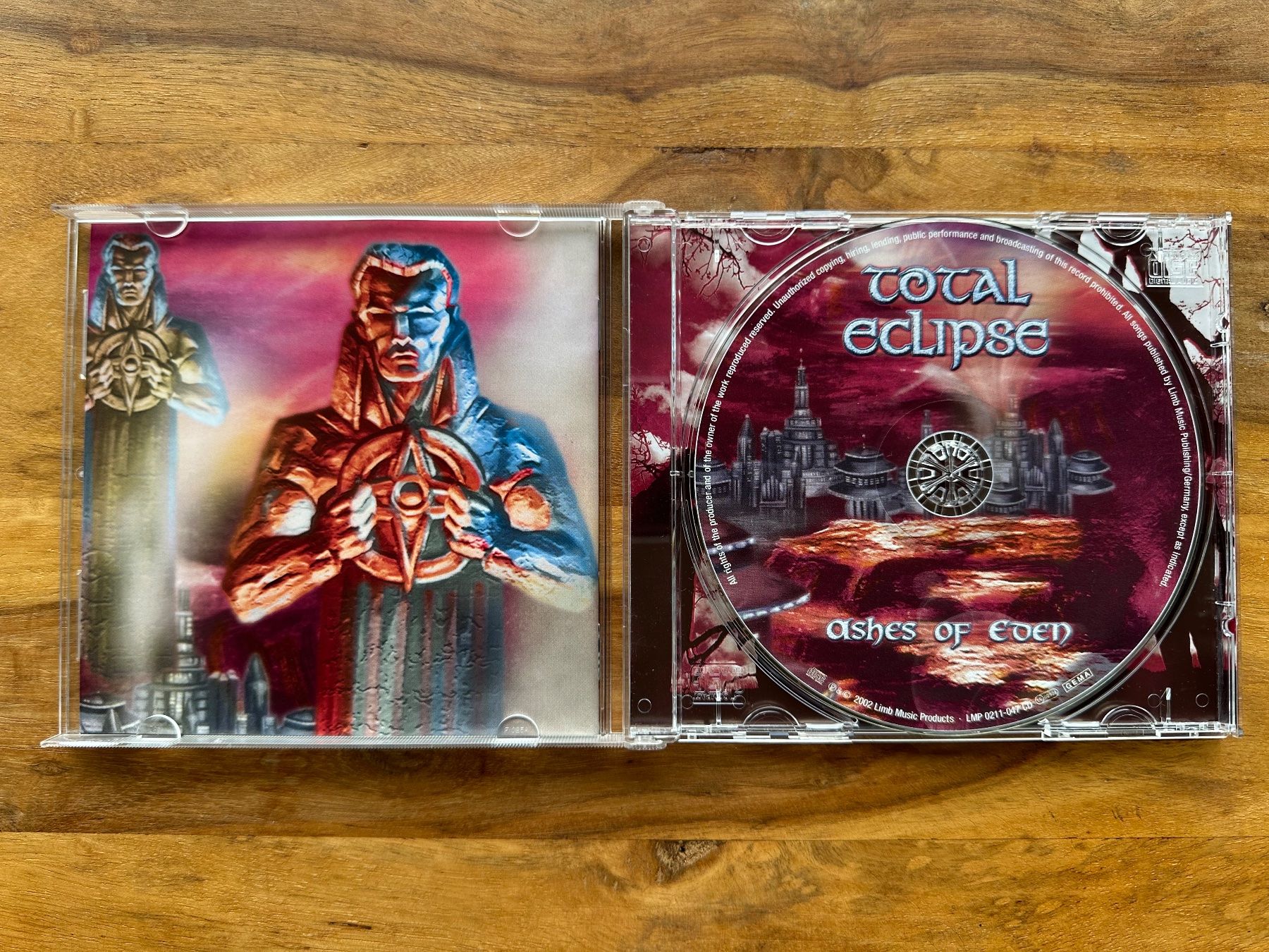 CD: Total Eclipse - Ashes Of Eden (NM) – Usato da Horgen venduto da flyingpenguin2000 1