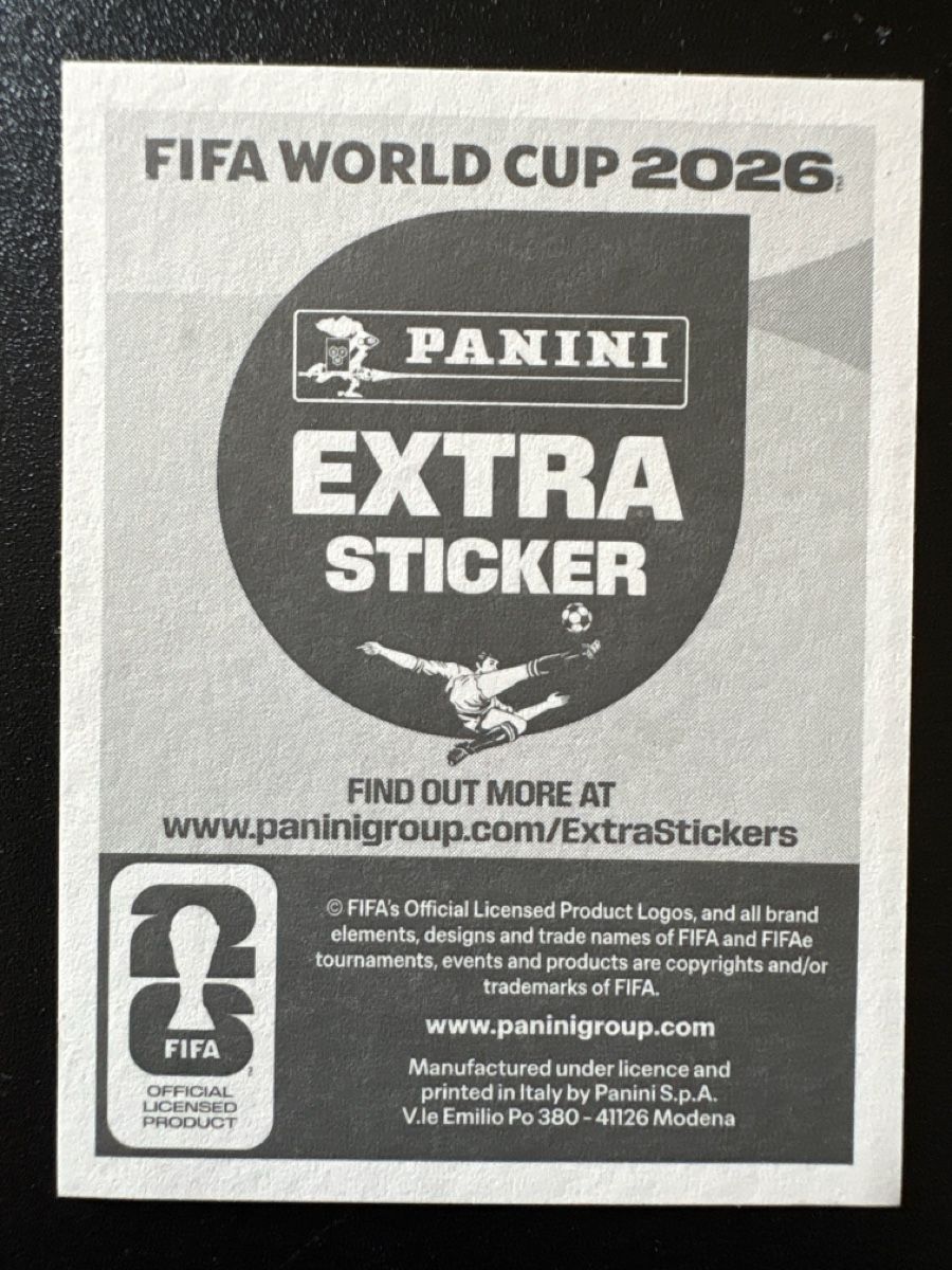Panini Carte collezionabili: Panini Extra Sticker Lila Luiz Diaz 2026 – Nuovo (secondo la descrizione) da Thalheim venduto da col_9csn 1