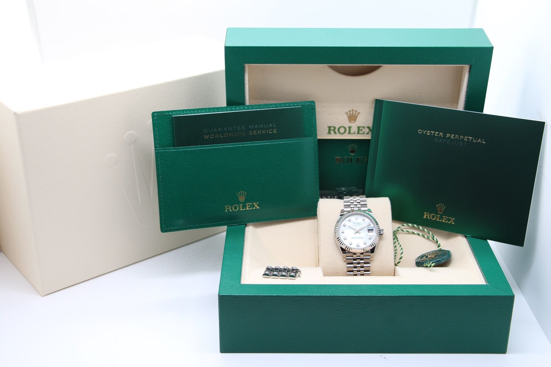 Rolex Orologi: Rolex Datejust 31 MOP Diamonds Ref. 278274, Full-Set 1. Hand – Usato da Zug venduto da eMDi_Collection 8