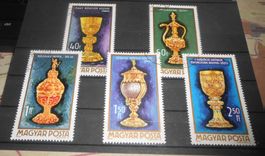 Briefmarken-Set 6er Set Kelche Ungarn 1978