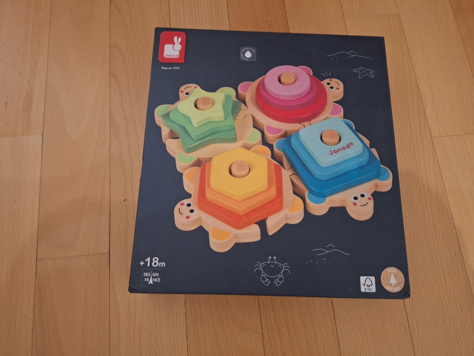 Janod Giocattoli: Holz-Schildkröten-Spiel von Janod – Nuovo (secondo la descrizione) da Oberrieden venduto da smarties949 1