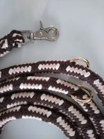 Längenverstellbare Hundeleine aus weicher Baumwolle, 3m -NEU