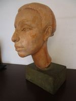 Ernst Kissling 1890-1975 - Frauenkopf mit Chignon H = 35 cm
