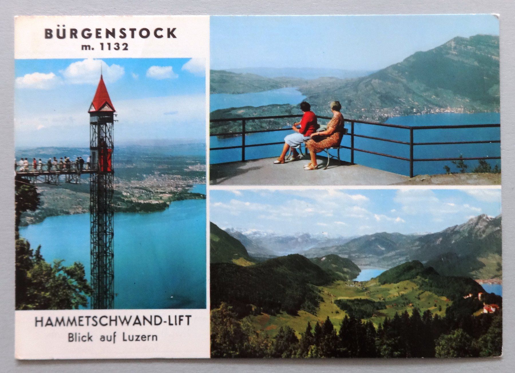 Ansichtskarten: Bürgenstock, Hammetschwand-Lift – Gebraucht aus Fétigny von Billy2miny