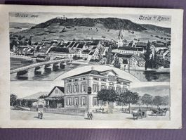 Ansichtskarte Stein am Rhein mit Briefmarke 