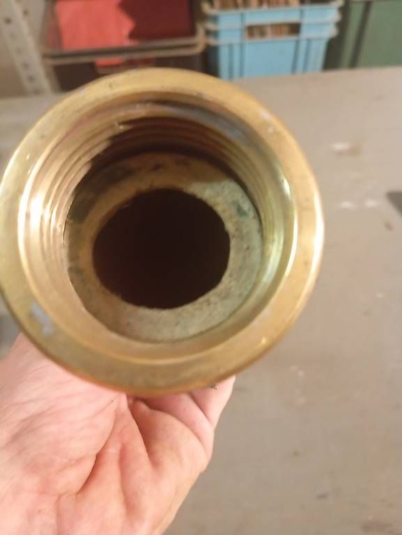 Medizinaltechnik: Antike Messing Feuerwehr Spritze - Vintage Dekoration! – Gebraucht aus Basel von Petergunn 2