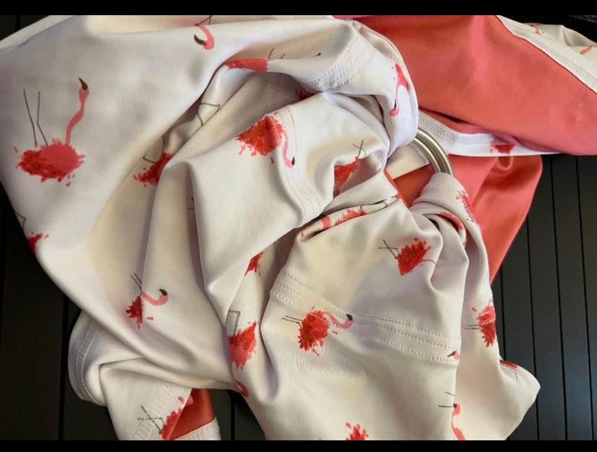 Marsupi portabebè: Kokadi Sling Aqua Flamingo – Nuovo e nell'imballaggio originale da Arboldswil venduto da Debi1237 2