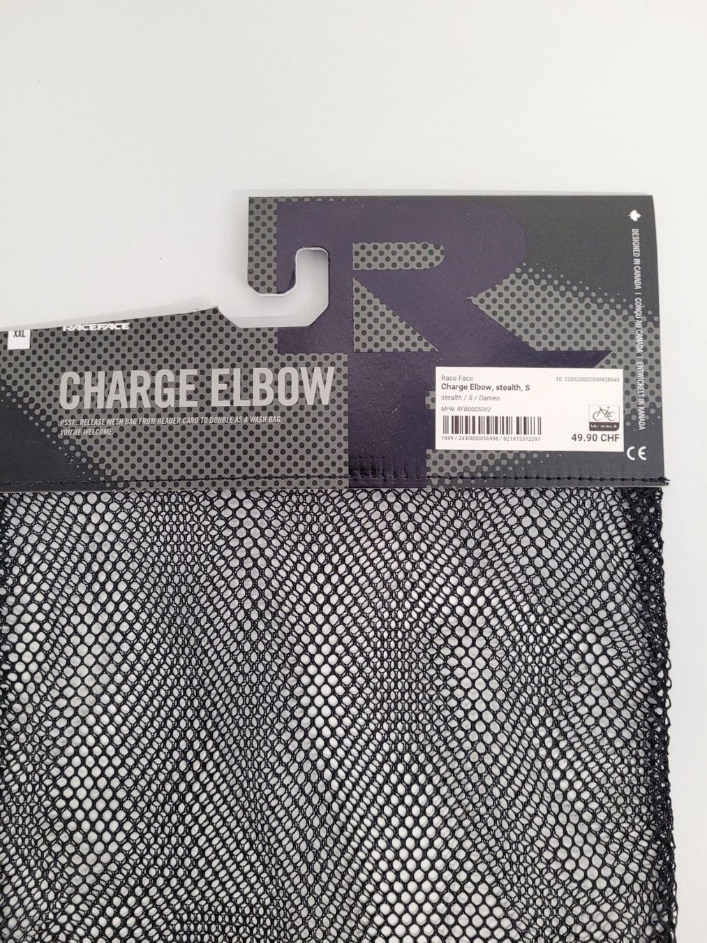 Race Face Protezioni & Imbottiture: Race Face Charge Elbow, stealth, S – Nuovo e nell'imballaggio originale da Giswil venduto da mai_k7x7 2