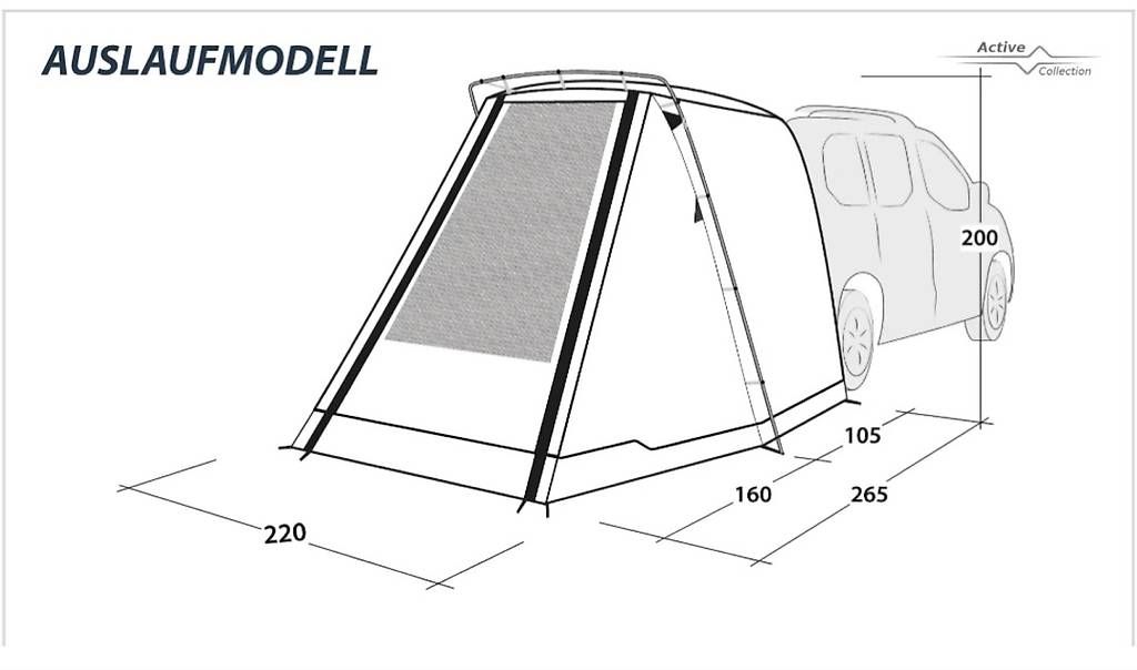 Outwell Vorzelte & Markisen: Outwell Sandcrest Heckzelt S – Gebraucht aus Baden von dom_xzn2 4
