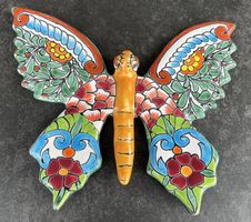 Magnifique Papillon Décoratif en Talavera / Artisanal