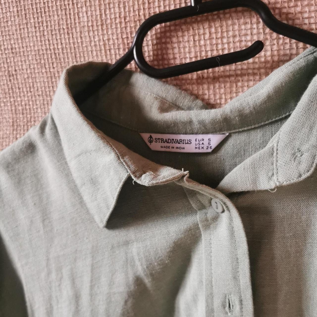 Stradivarius Camicette: Stradivarius Leinen Hemd Bluse Mint Grün – Nuovo (secondo la descrizione) da Ringgenberg BE venduto da Vinyl.Love 2