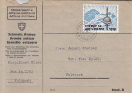 Infanterie Wi 314 auf Brief