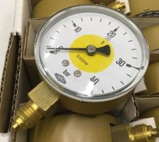 Druck Manometer 0-40bar  Acetylen  Neu