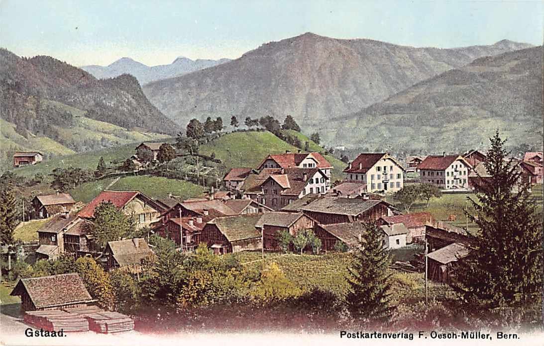 Cartoline postali: schöne alte Ansichtskarte GSTAAD, ab 1.-- – Usato da Lufingen venduto da SchnaeppliCorner