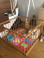 Laufgitter Holz mit Spielebogenfunktion