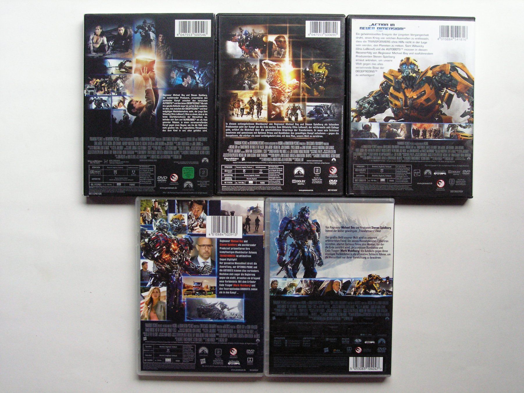Tutti i DVDs: Transformers - DVD- Collection (5 DVDs) – Usato da Zuzwil SG venduto da vette13 1