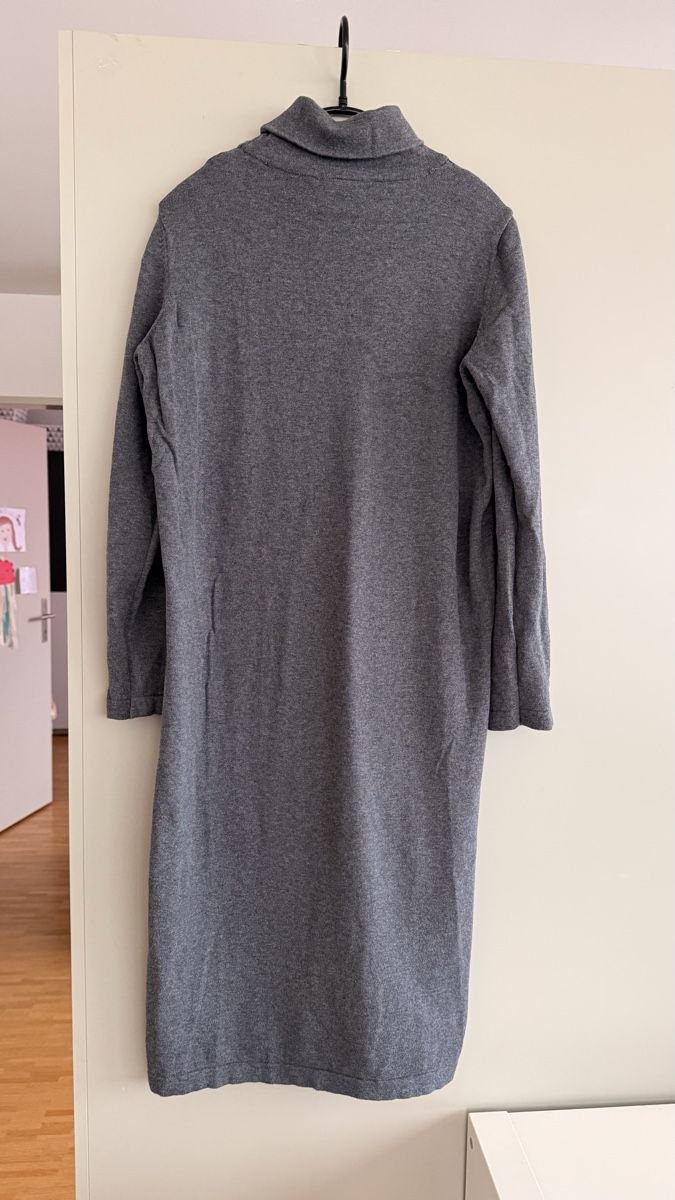Robes: OBJECT Rollkragen-Strickkleid Grau Größe L  – D'occasion à Winterthur par -BeHappy24- 5
