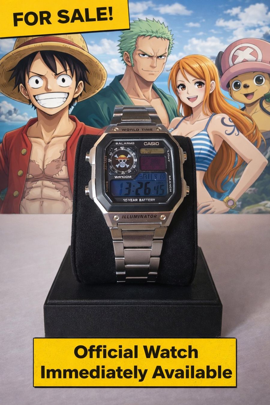 Casio Orologi: Orologio Casio "One Piece" – Usato da Wald ZH venduto da baldaskin...