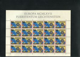 1967 Europa Nr. 409 im Bogen postfrisch